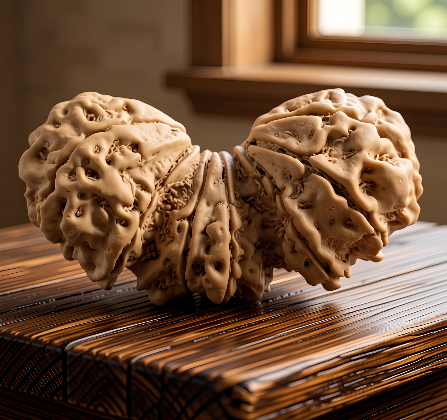 Trijuti 21 Mukhi  Rudraksha