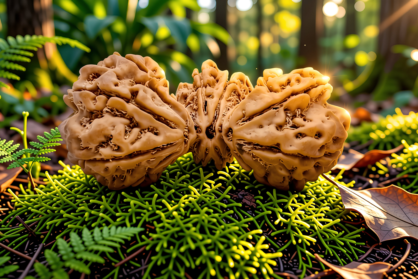 Trijuti 21 Mukhi  Rudraksha